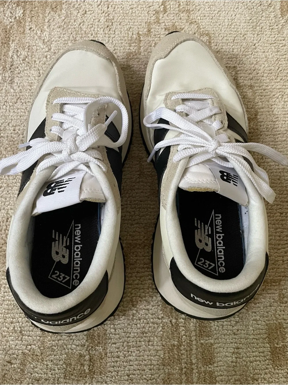 New Balance worn only